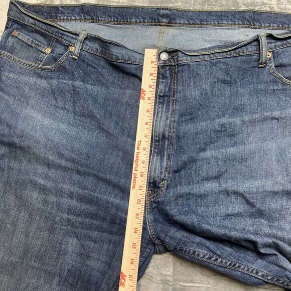 Levi's 559 Relaxed Fit Jeans Men's Size 54x30 Dark Blue Denim - Picture 5 of 10